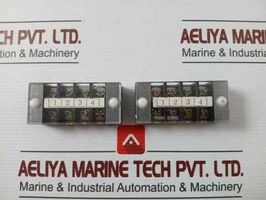 Lot Of 2X Yong Sung Ysft020-04P Terminal Block 250V-600V Max 20A