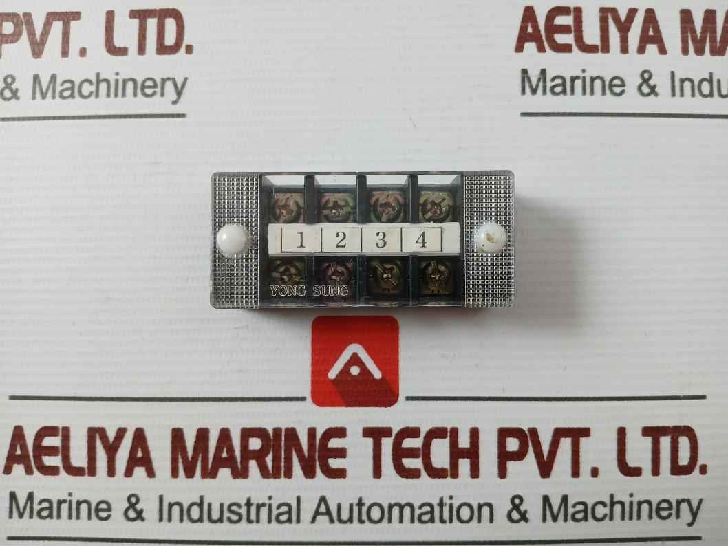 Lot Of 2X Yong Sung Ysft020-04P Terminal Block 250V-600V Max 20A