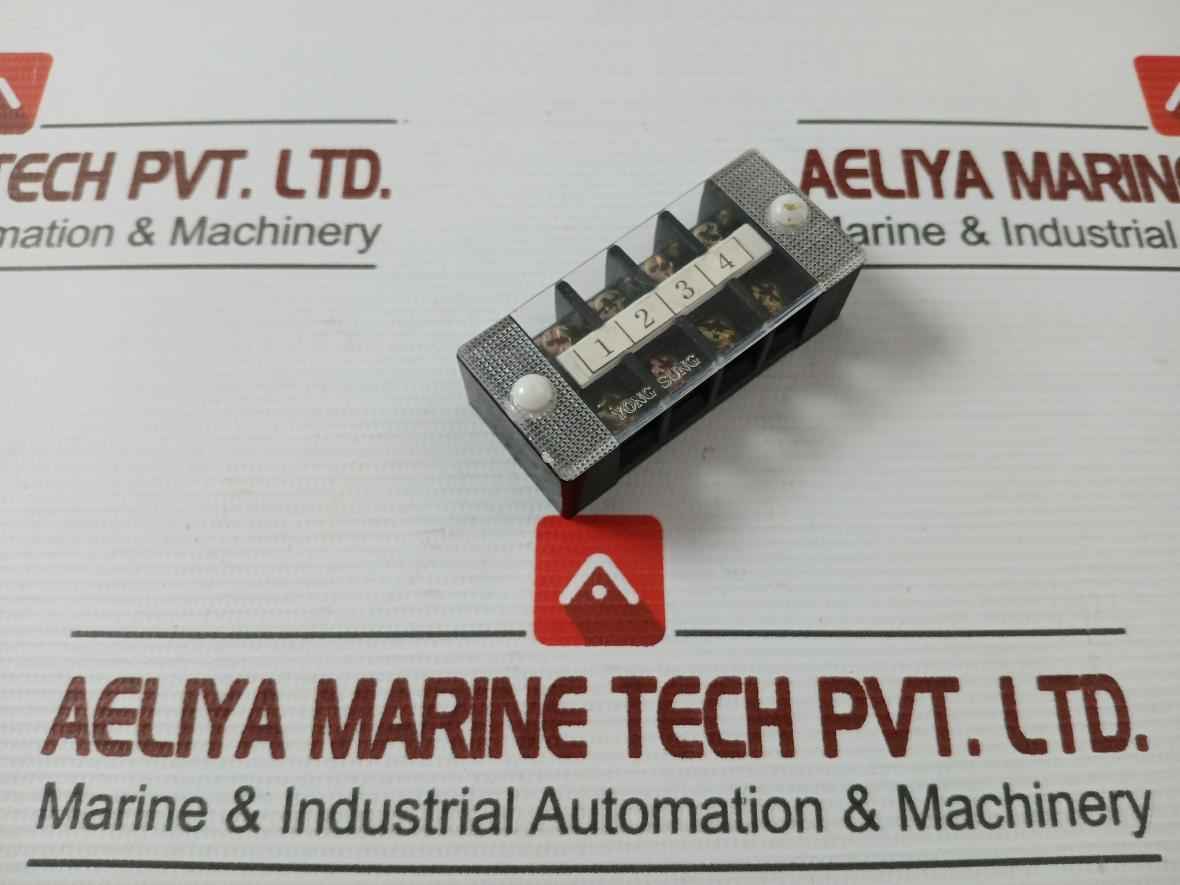 Lot Of 2X Yong Sung Ysft020-04P Terminal Block 250V-600V Max 20A