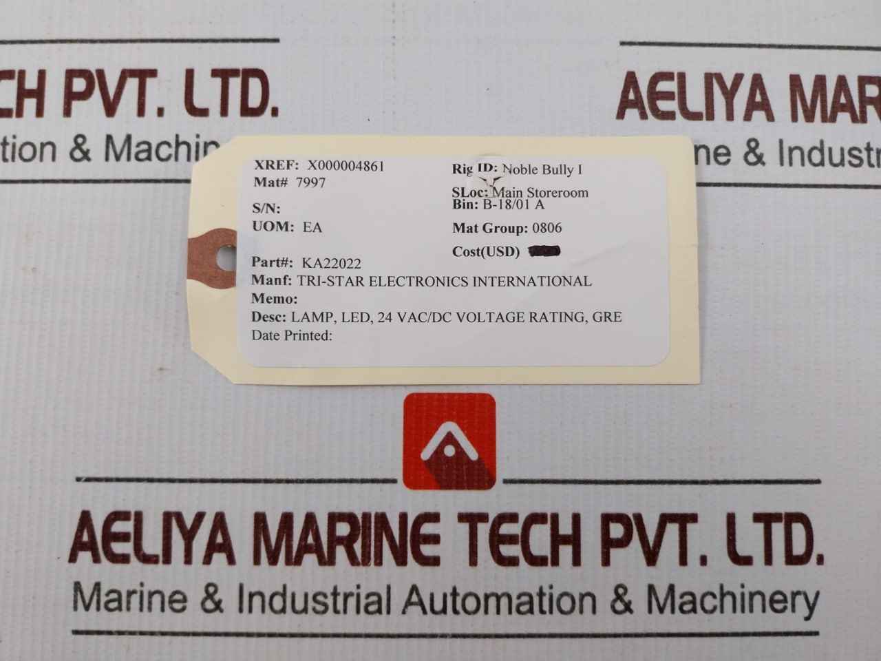 Lot Of 2x Abb Ka22022 Led Lmap 24 Vac/dc Voltage Rating