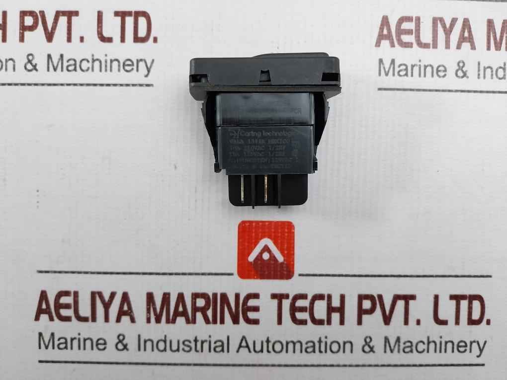 Lot Of 2x Carling Technologies Va1a 1344r Light On-off Switch Rocker 15a 125vac