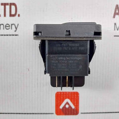 Lot Of 2x Carling Technologies Va1a 1344r Light On-off Switch Rocker 15a 125vac