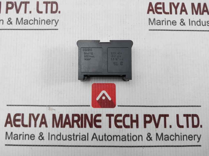 Lot Of 2x Idec Ba411s Series Terminal Block 600v Max 16-6 Awg