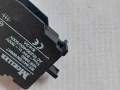 Lot Of 2x Moeller Ek01 Contact Block 6kv 10a 600v/a600 Q300