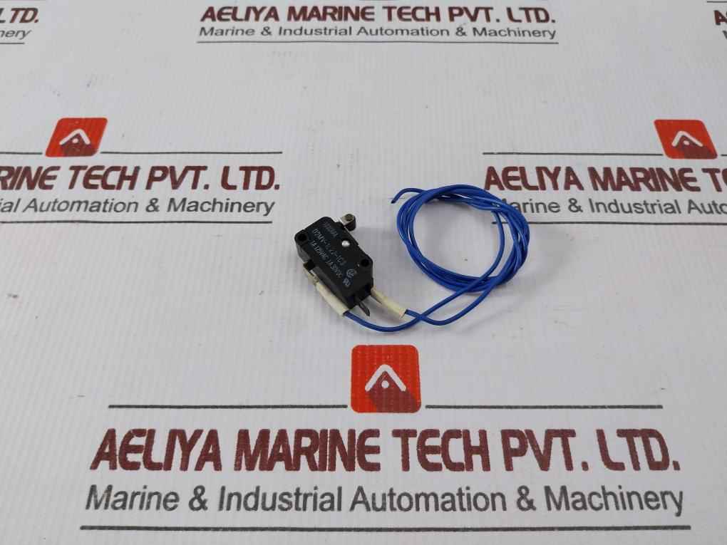 Lot Of 2x Omron D2mv-1l22-1c3 Miniature Basic Microswitch W/ Cable 125vac 1a