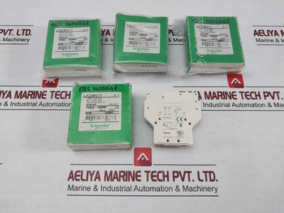 Lot Of 2x Schneider Electric Auxiliary Contact Block Lad8n11