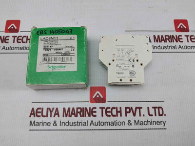Lot Of 2x Schneider Electric Auxiliary Contact Block Lad8n11