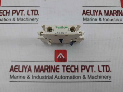 Lot Of 2x Schneider Electric Auxiliary Contact Block Lad8n11