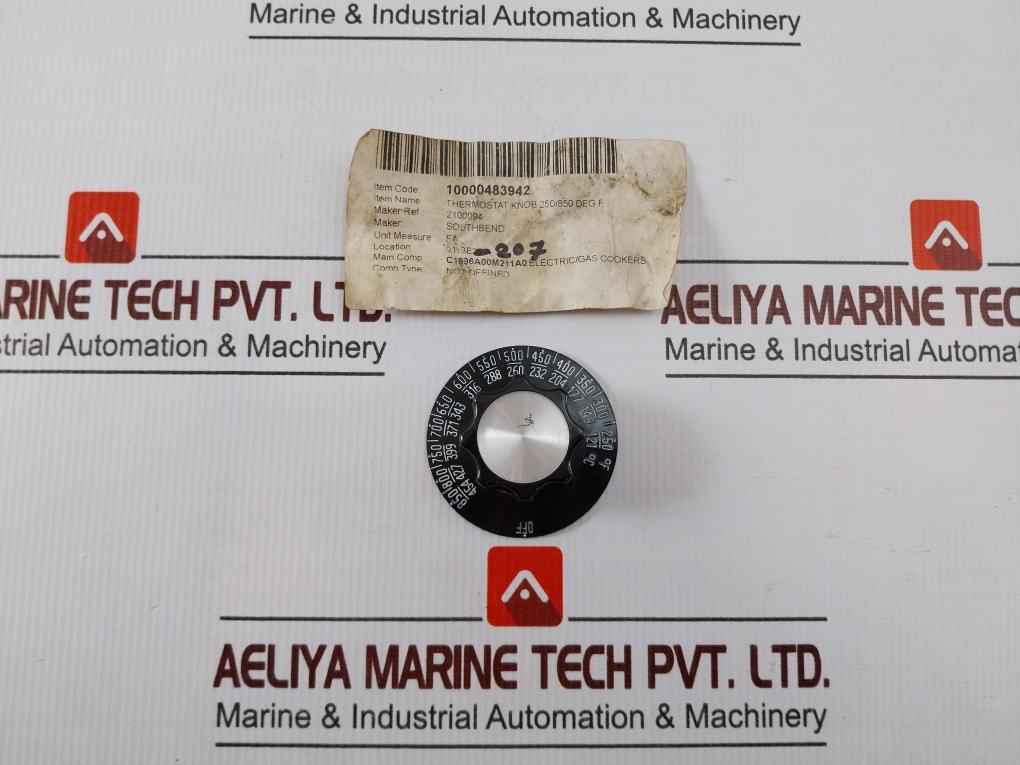 Lot Of 2x Southbend 2100094 Thermostat Knob 250/850 Deg F