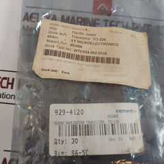 Lot of 30X Mospec BU806 Darlington Transistor 929-4120