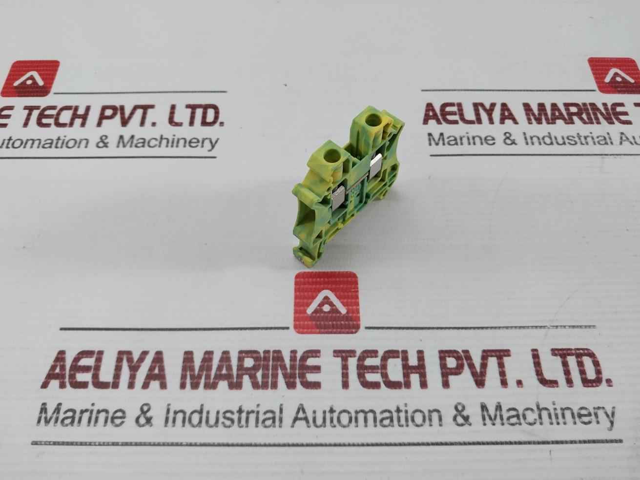 Lot Of 34X Phoenix Contact Protective Conductor Terminal Block Ut 6-pe