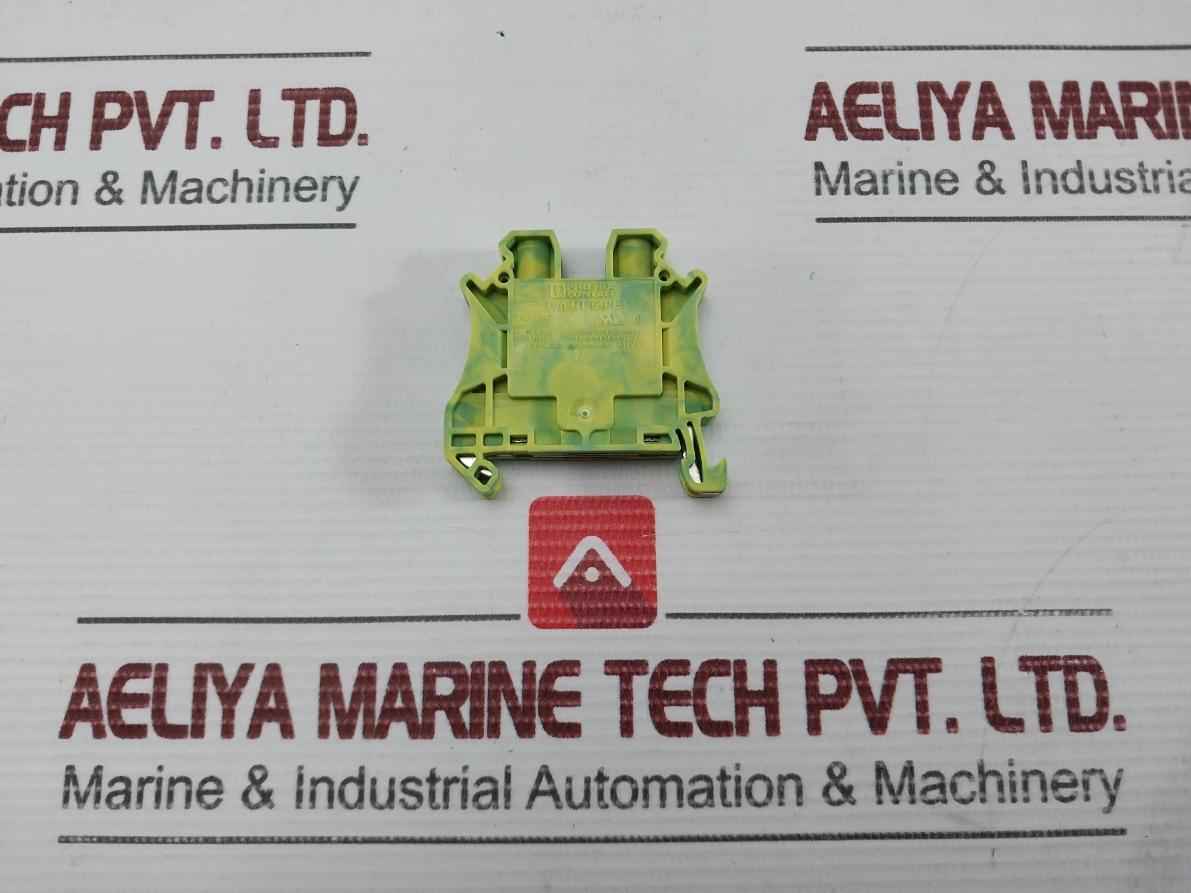 Lot Of 34X Phoenix Contact Protective Conductor Terminal Block Ut 6-pe