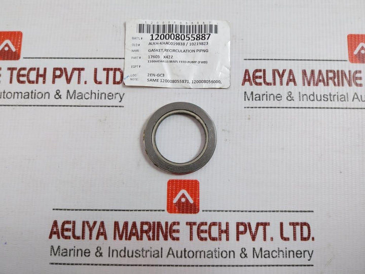 Lot Of 3X 17605 X427 Gasket, Recirculatoin Piping Weight: 50 Gm