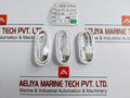 Lot Of 3X 2-core Magnetic Charging Cable 60 Cm 4.0Mm