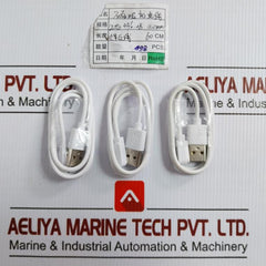 Lot Of 3X 2-core Magnetic Charging Cable 60 Cm 4.0Mm