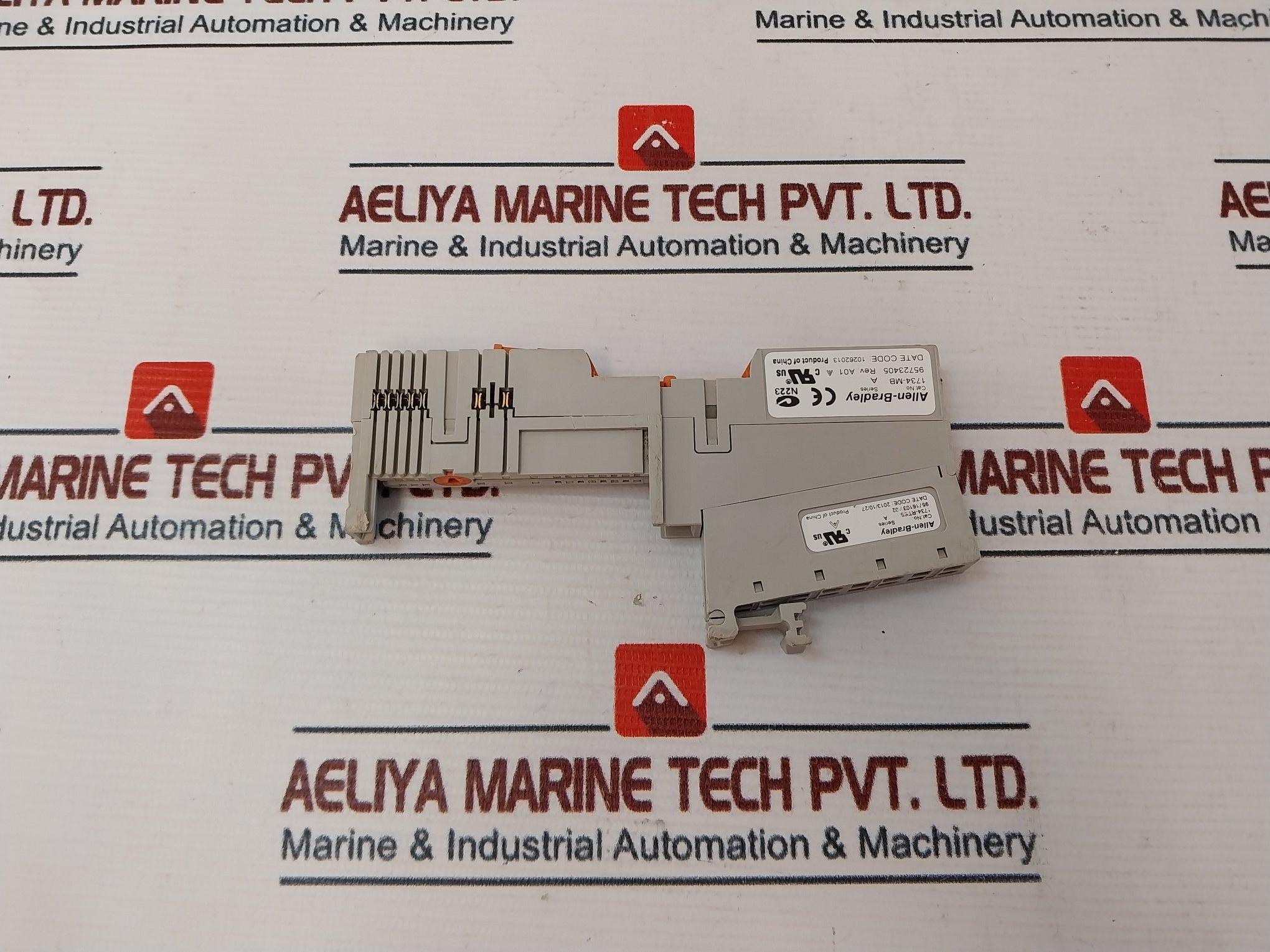 Lot of 3X Allen-Bradley 1734-MB Din-Rail Mounting Base 1734-RTBS