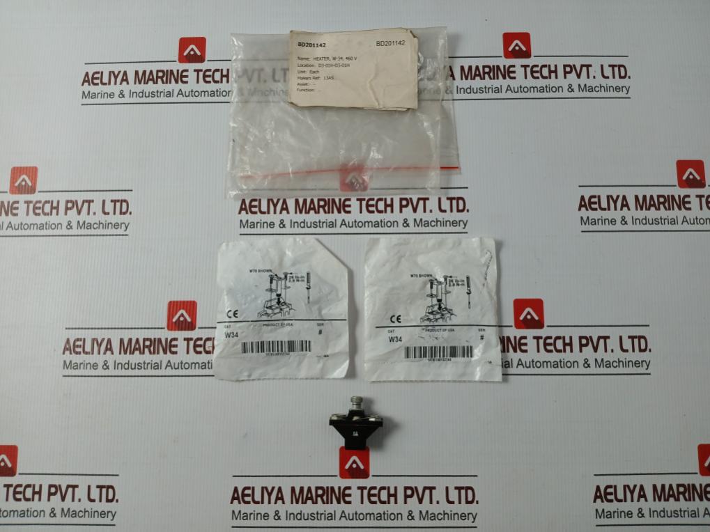 Lot of 3X ALLEN-BRADLEY W34 Heating Element