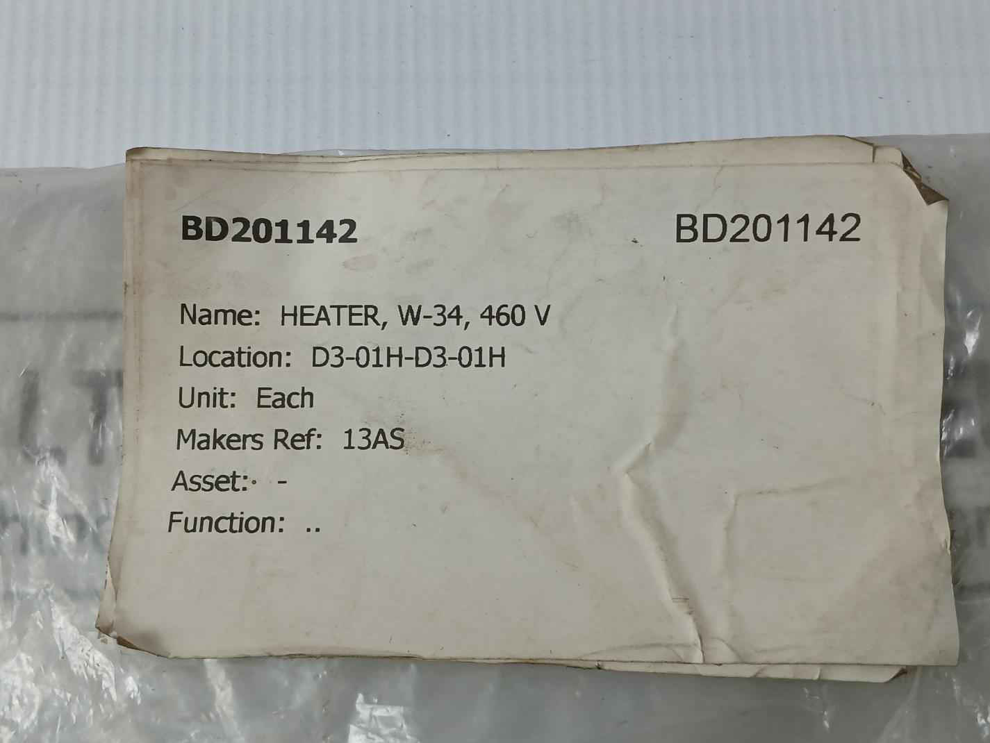 Lot Of 3X Allen-bradley W34 Heating Element