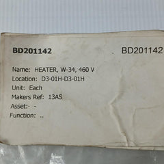 Lot of 3X ALLEN-BRADLEY W34 Heating Element
