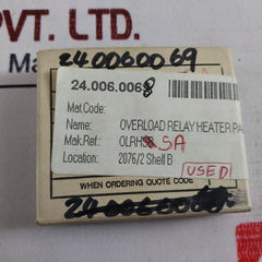 Allen West-Eac Olrhsa Overload Relay Heater Pack