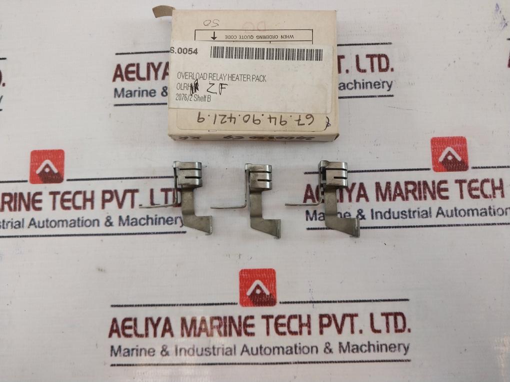 Lot of 3X Allen West OLRHZF Overload Relay Heater Pack 10-12 Amps