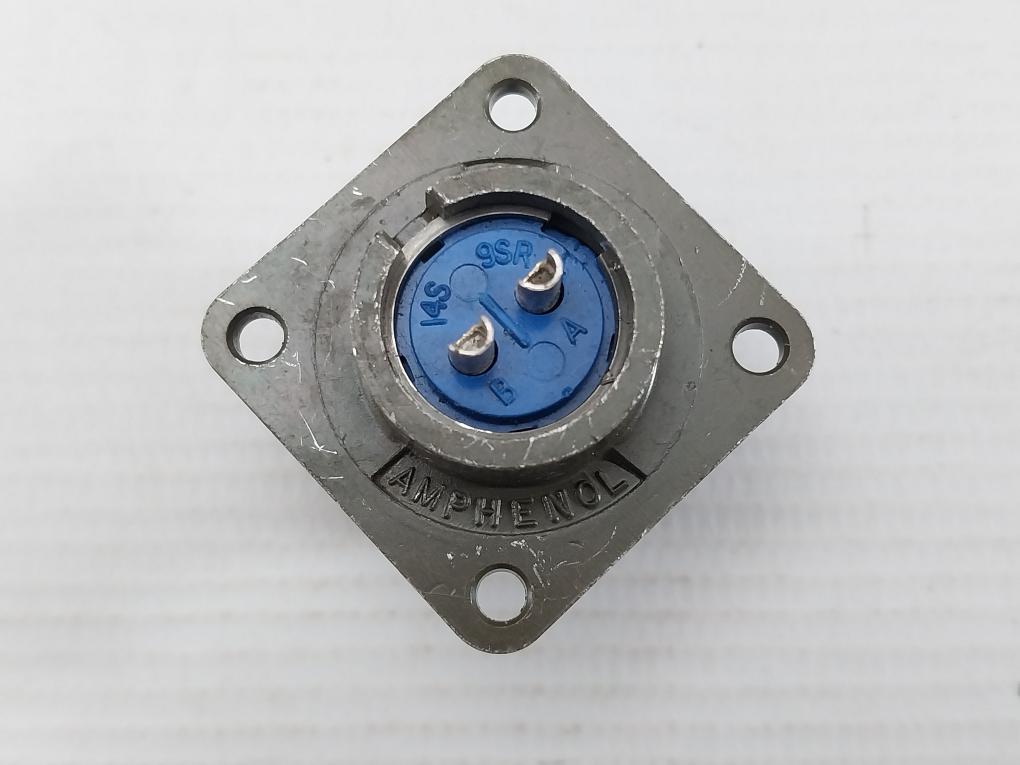 Lot Of 3X Amphenol 973102A14S9S Circular Connector