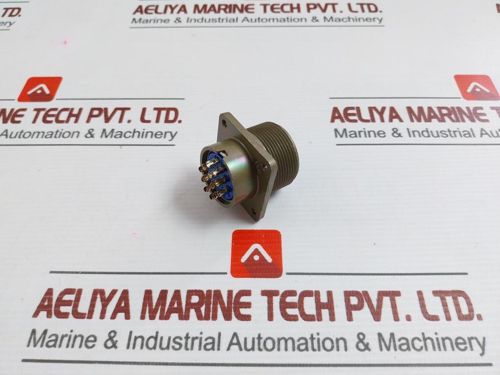 Lot Of 3X Amphenol 973102A2027S Circular Connector Receptacle