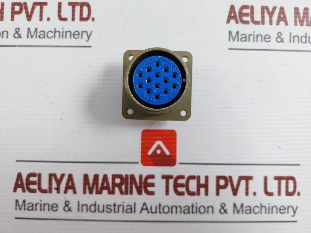 Lot Of 3X Amphenol 973102A2027S Circular Connector Receptacle