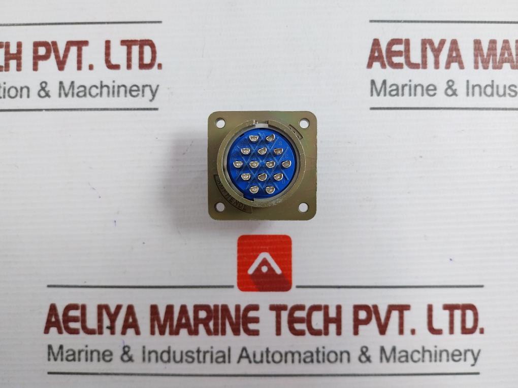 Lot Of 3X Amphenol 973102A2027S Circular Connector Receptacle