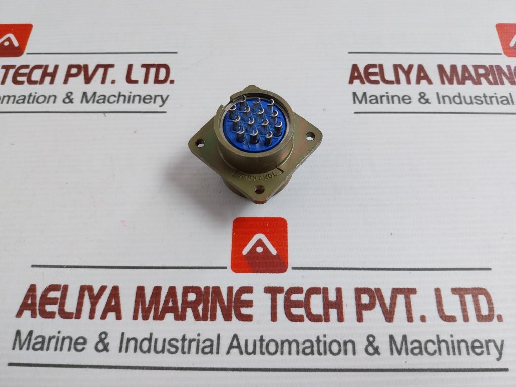 Lot Of 3X Amphenol 973102A2027S Circular Connector Receptacle