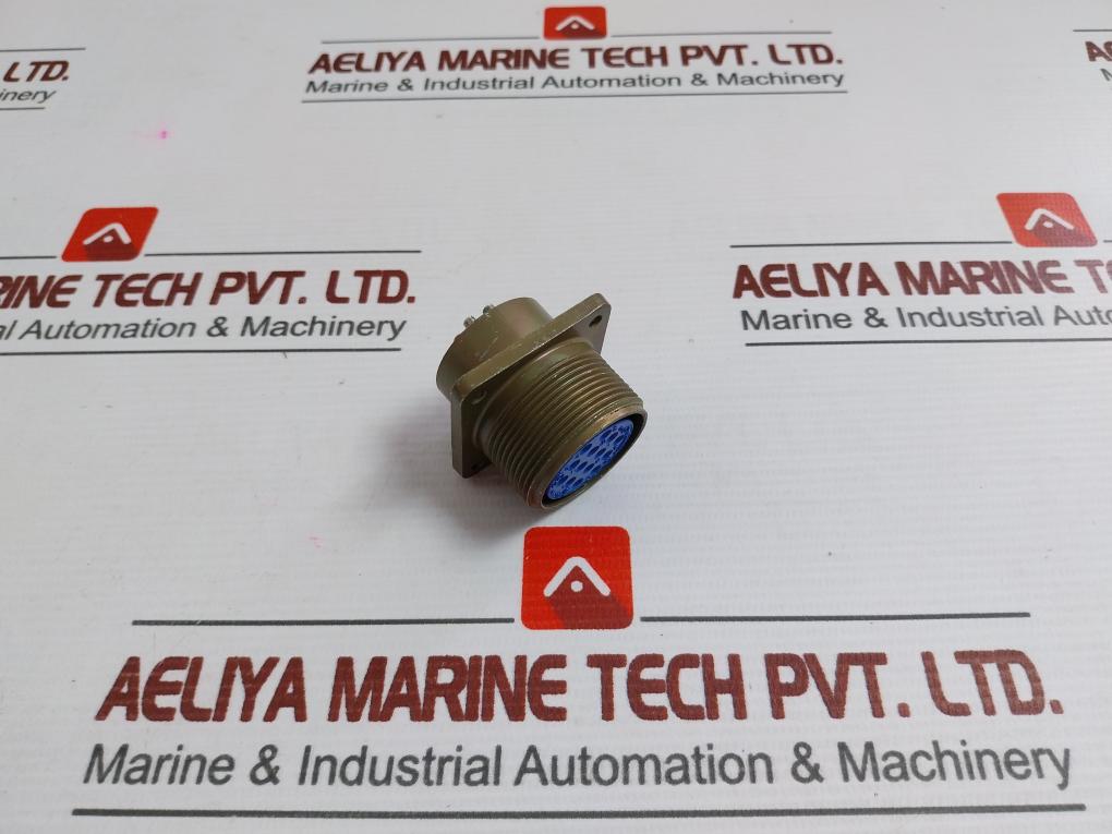 Lot Of 3X Amphenol 973102A2027S Circular Connector Receptacle