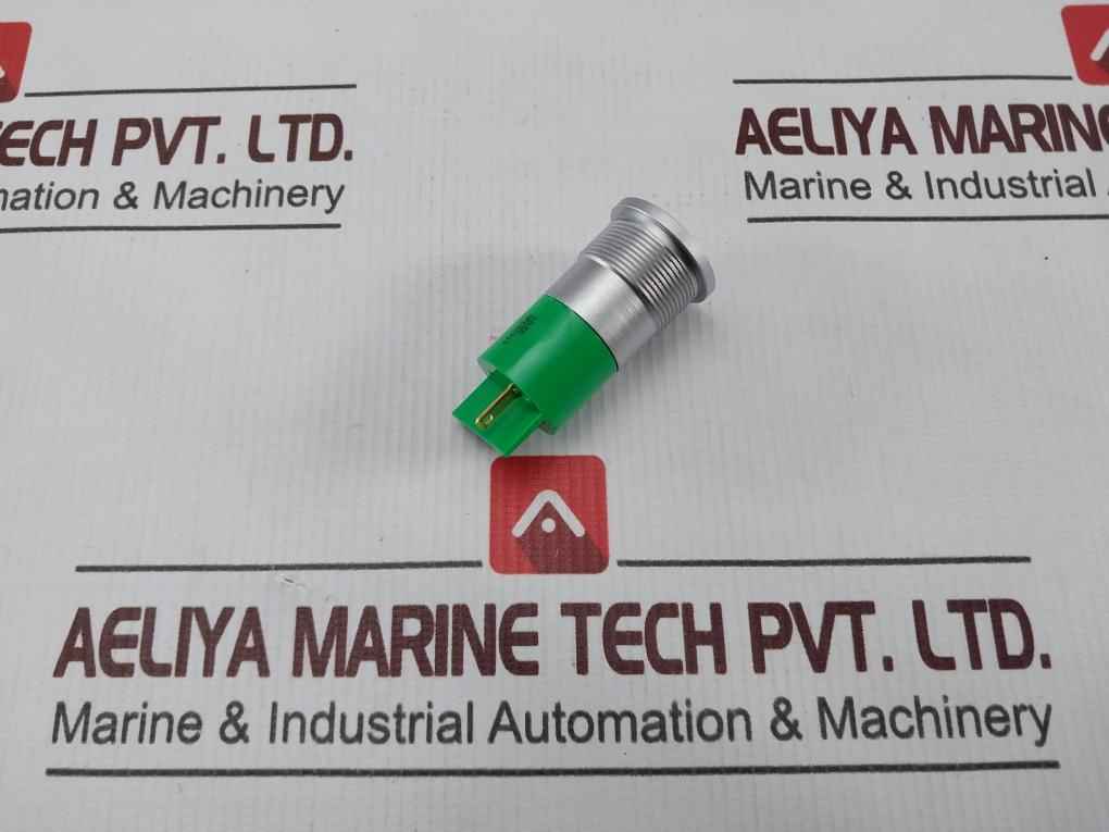 Lot Of 3X Apem Q22F1Gxxg12E Green Panel Indicator Light 250V 10A Apem2915