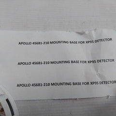 Lot of 5X APOLLO 45681-210 Mounting Base For XP95 Detector