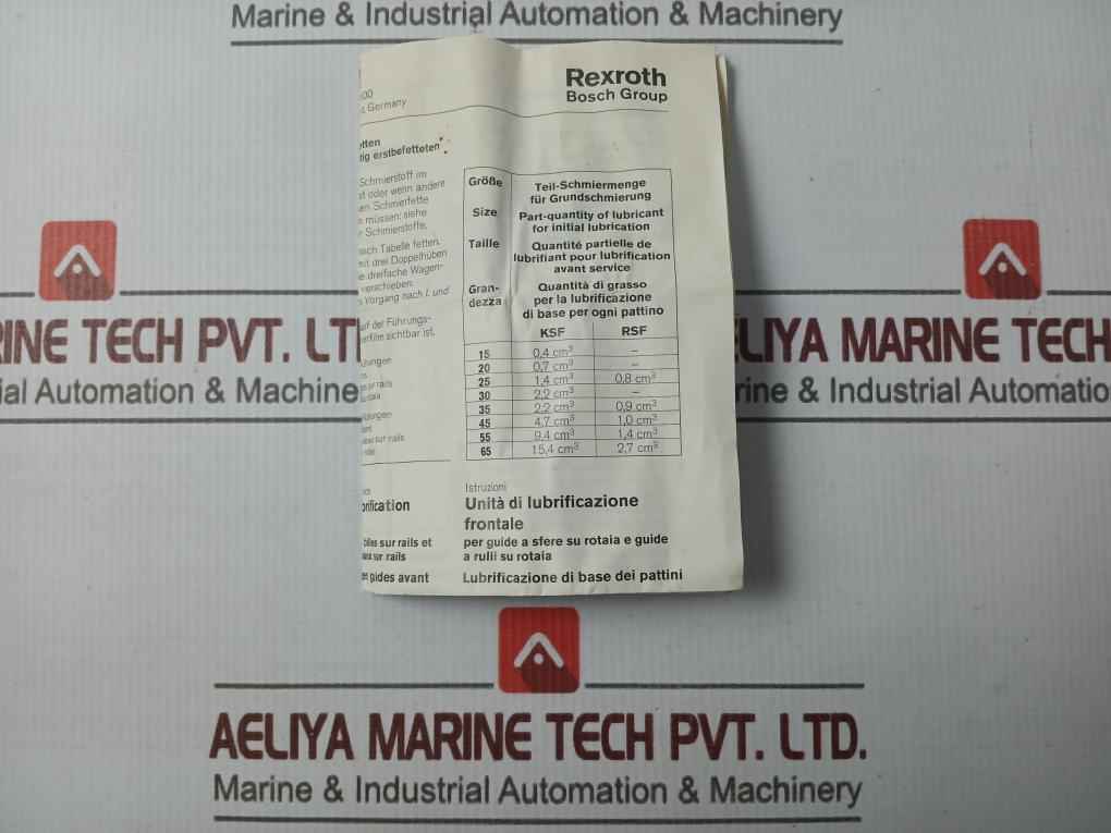 Lot Of 3X Bosch Rexroth R161982500 Front Lubrication Unit Fd:481