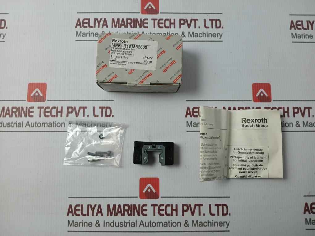 Lot Of 3X Bosch Rexroth R161982500 Front Lubrication Unit Fd:481