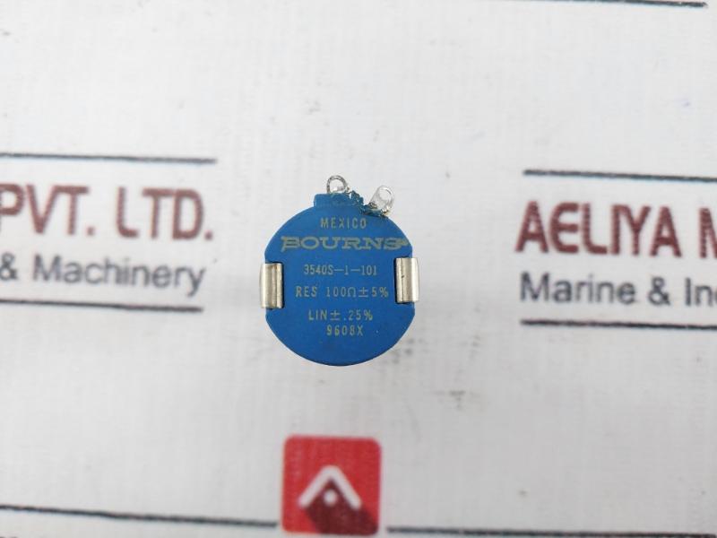 Lot Of 3X Bourns 3540S-1-101 Precision Potentiometer