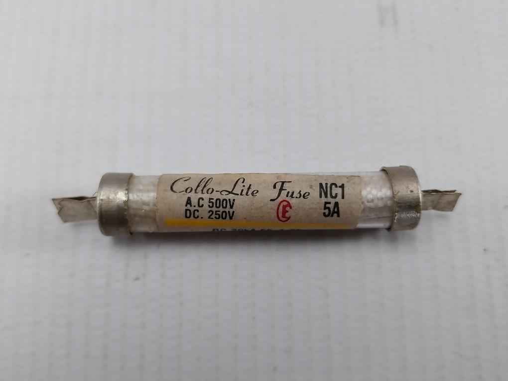 Lot Of 3X Cello-lite Nc1 Fuse 5A Ac 500V Dc 250V Nk E-3049
