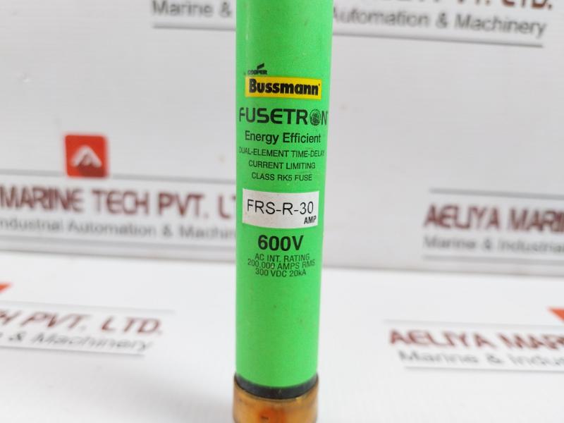 Lot Of 3X Cooper Bussmann Dual-element Time-delay Frs-r-30