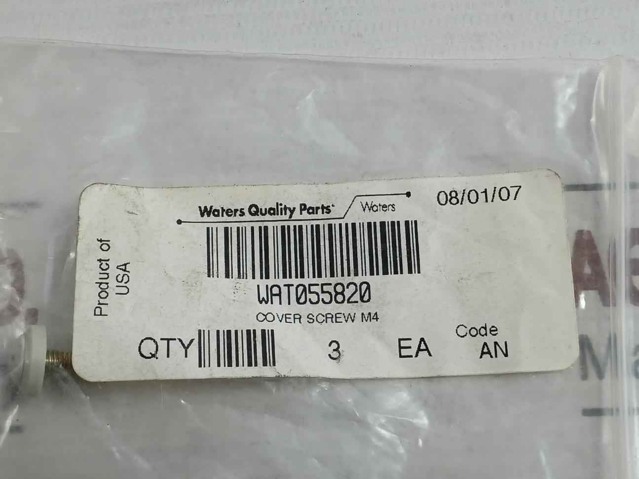 Lot Of 3X Cover Screw Wat055820 Waters