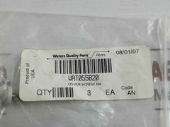 Lot Of 3X Cover Screw Wat055820 Waters