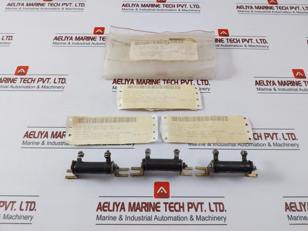 Lot Of 3X Ctg A25D750Da Resistor 750 Ohm