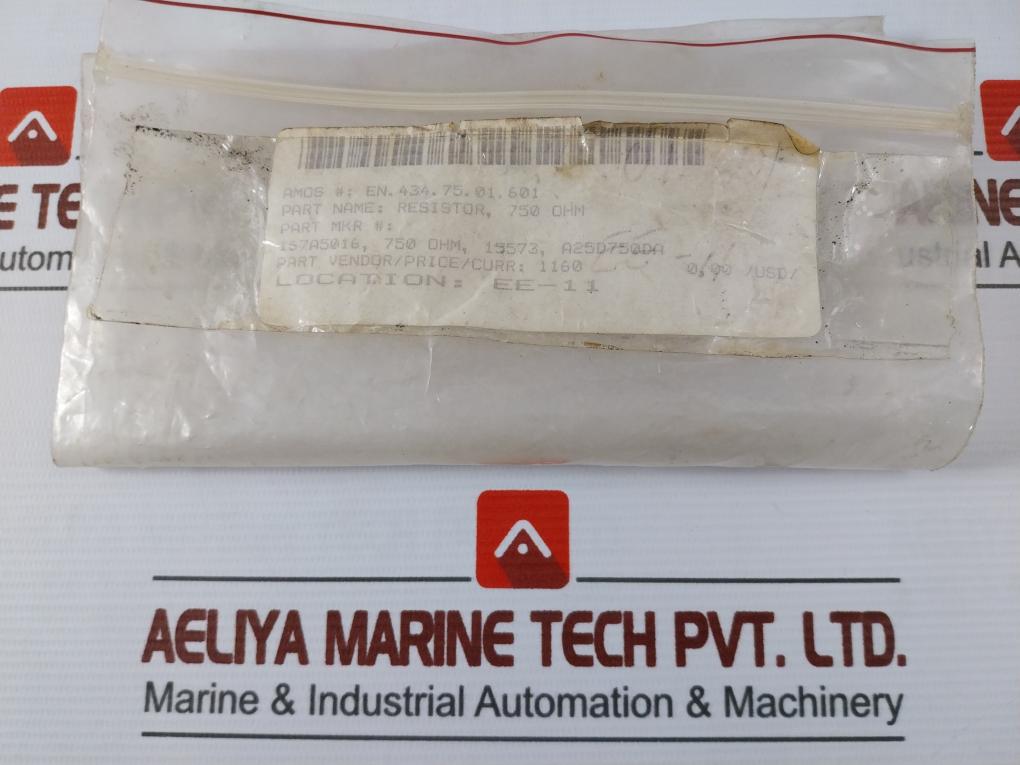 Lot of 3X CTG A25D750DA Resistor 750 OHM