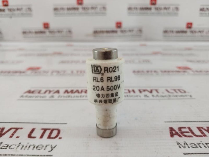 Lot of 3X DELIXI RL6 Fuse 20A 500V