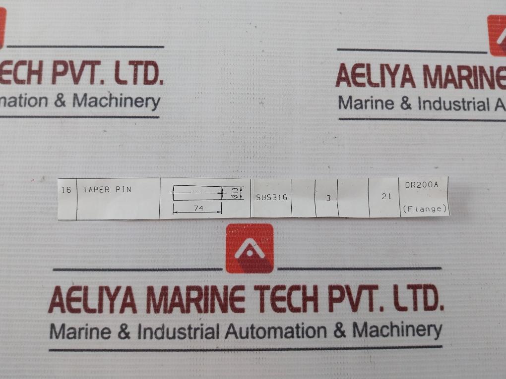 Lot Of 3X Dr200A Taper Pin 13X74