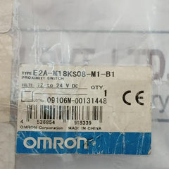 Lot Of 3X E2A-m18Ks08-m1-b1 Omron Inductive Sensor