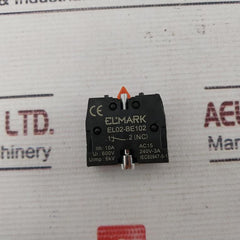 Lot of 3X Elmark EL02-BE102 Auxiliary Contact 600V 10A 6KV