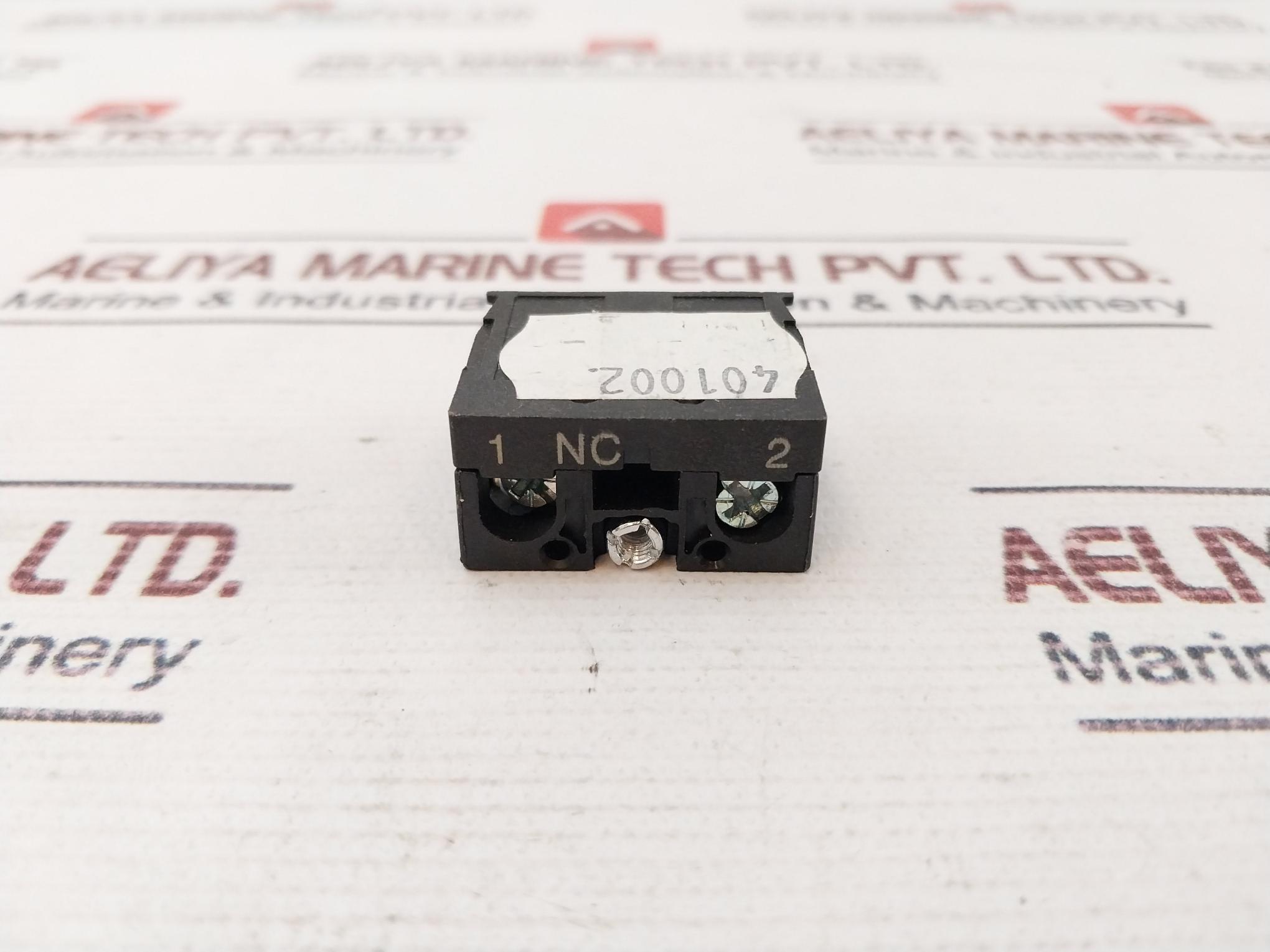 Lot of 3X Elmark EL02-BE102 Auxiliary Contact 600V 10A 6KV