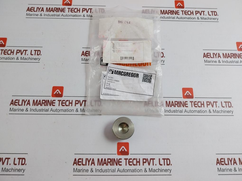 Lot Of 3X Ermeto Head Screw Plug 002511.00600
