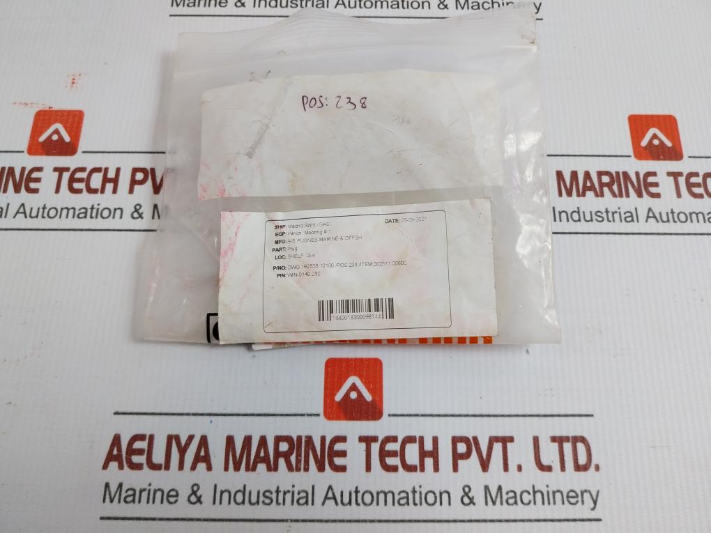 Lot Of 3X Ermeto Head Screw Plug 002511.00600