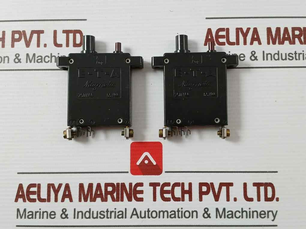 Lot Of 3X Eta 43-500-s-si High Performance Thermal-magnetic Circuit Breaker
